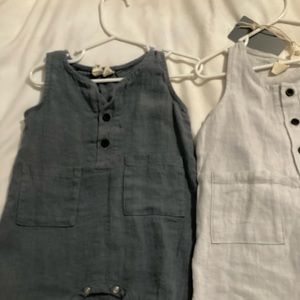 Kyte Linen Romper GUC-see description